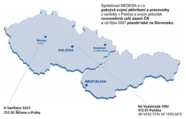 Fotografie zařízení MEDESA care s.r.o.