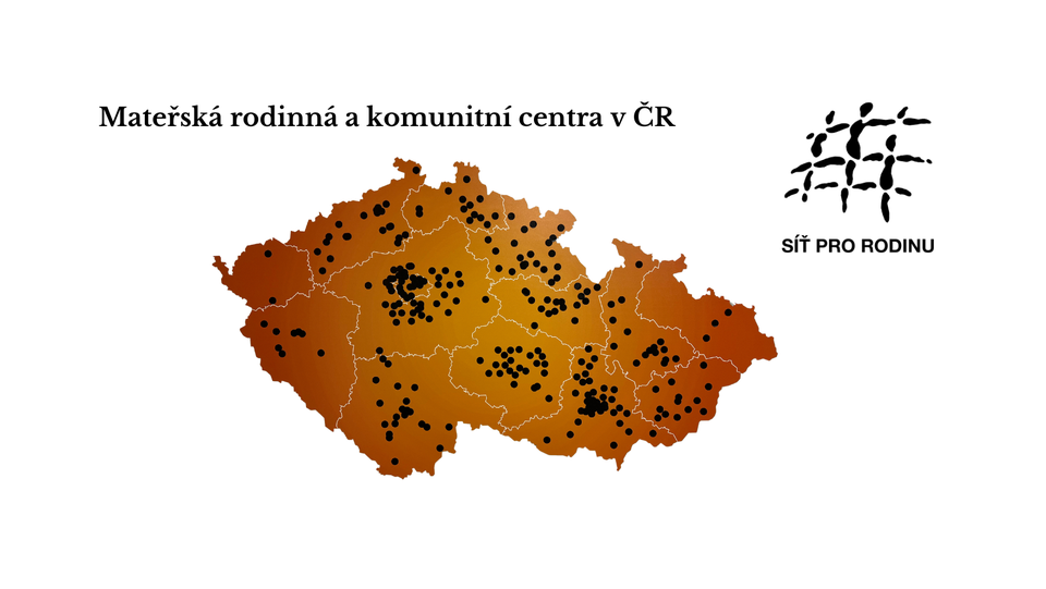 Mapa mateřských center ČR
